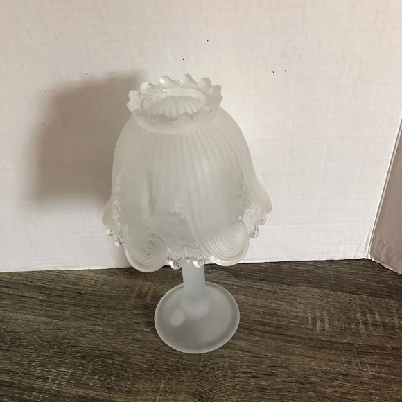 Partylite Clairmont  Frosted Fairy Light Candle Holder - Picture 2 of 8
